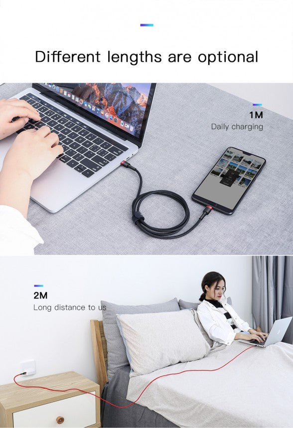 Baseus USB-C To USB-C Cafule Tough Cable(Baseus USB-C To USB-C Cafule Tough Cable)