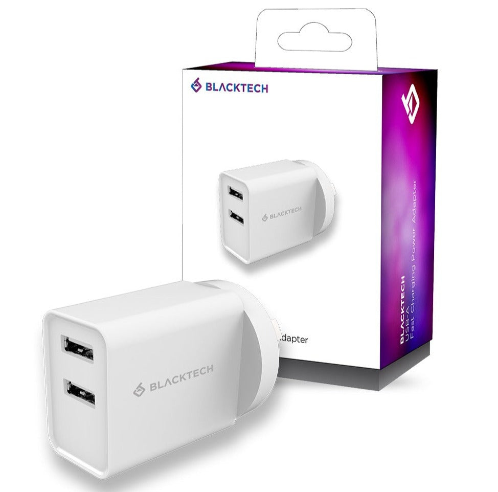 BLACKTECH USB-A Fast Charing Power Adapter - SAA Approved Product(BLACKTECH USB-A Fast Charing Power Adapter)