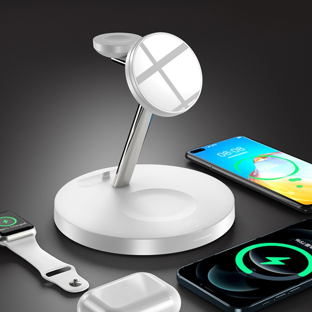 iQuick Multi Functions Wireless Charger With LED Ambient Light